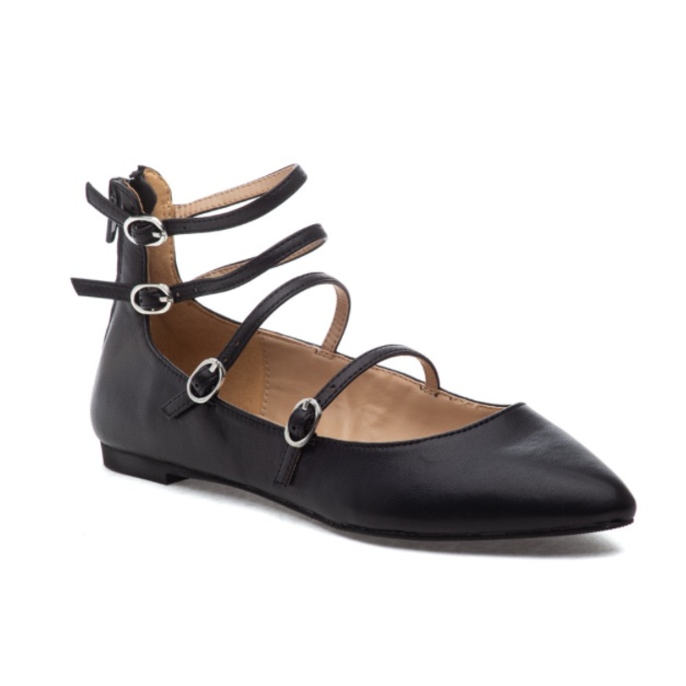 NEW SILENT D GILDA FLAT BLACK LEATHER 36